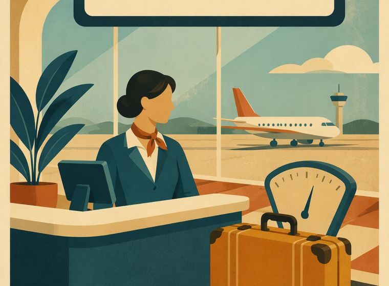Part II — at the check-in counter